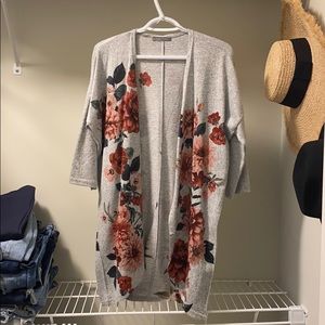 Floral cardigan